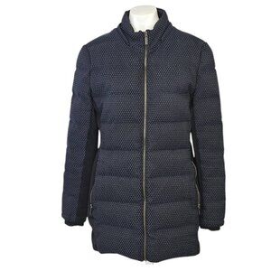 ZAC ZAC Posen Womens Down Filled Winter Parka Jacket, Blue/Black, Warm, Size S/M